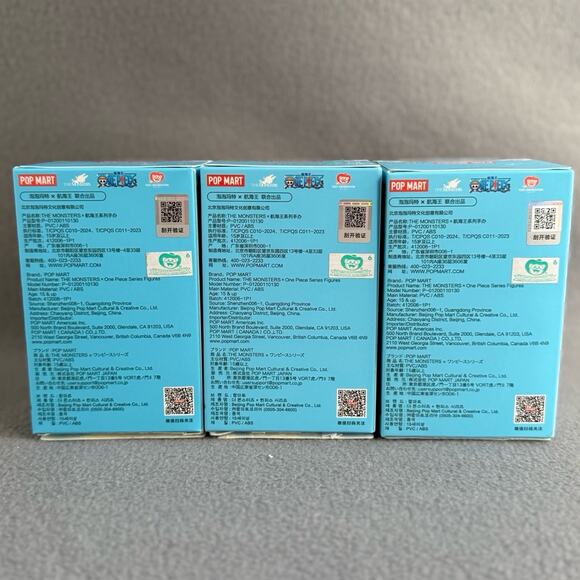 ✨Genuine Pop Mart Labubu X One Piece Set of 3✨ - Picture 6 of 8